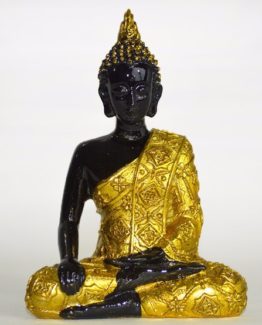 Figura Dorada de Buda Contemplativo