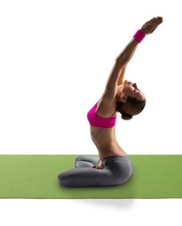 Esterilla de Yoga y Pilates de 8mm con Dibujo Floral Antideslizante