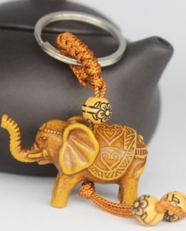 Godere di buona fortuna con il tuo elefante buddista chiave