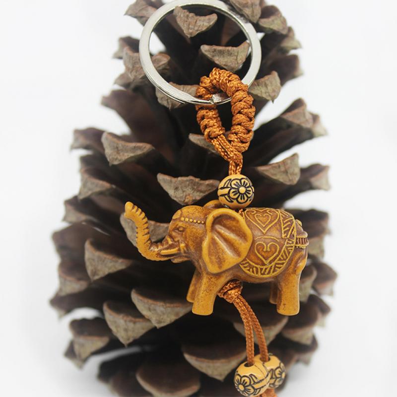 Bring some good luck with Buddhist elephant-shaped key chain