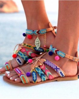 Create theme with your boho chic sandals