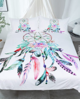 Crea il tuo spazio con eco accogliente bed set dreamcatcher