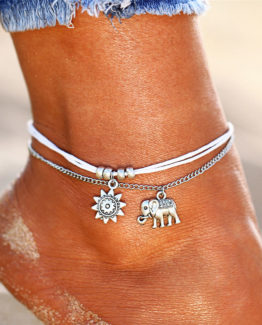 Let the energy of the sun inundate you thanks to this beautiful anklet