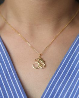 This Buddhist mantra Om pendant with will help you focus while meditating