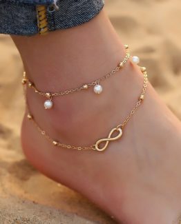 Our anklet boho chic Infinity will help you take steps of your life