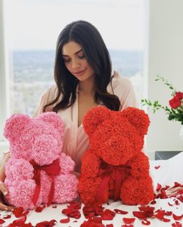 Sorprende a tu pareja con tu oso de rosas