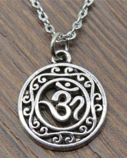 Surprise everyone with this pendant Buddhist mantra Om with