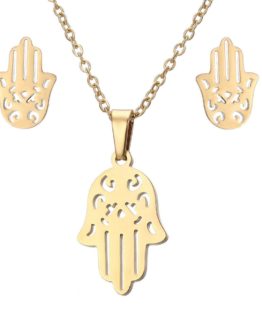Surprise everyone with this set with hamsa hand